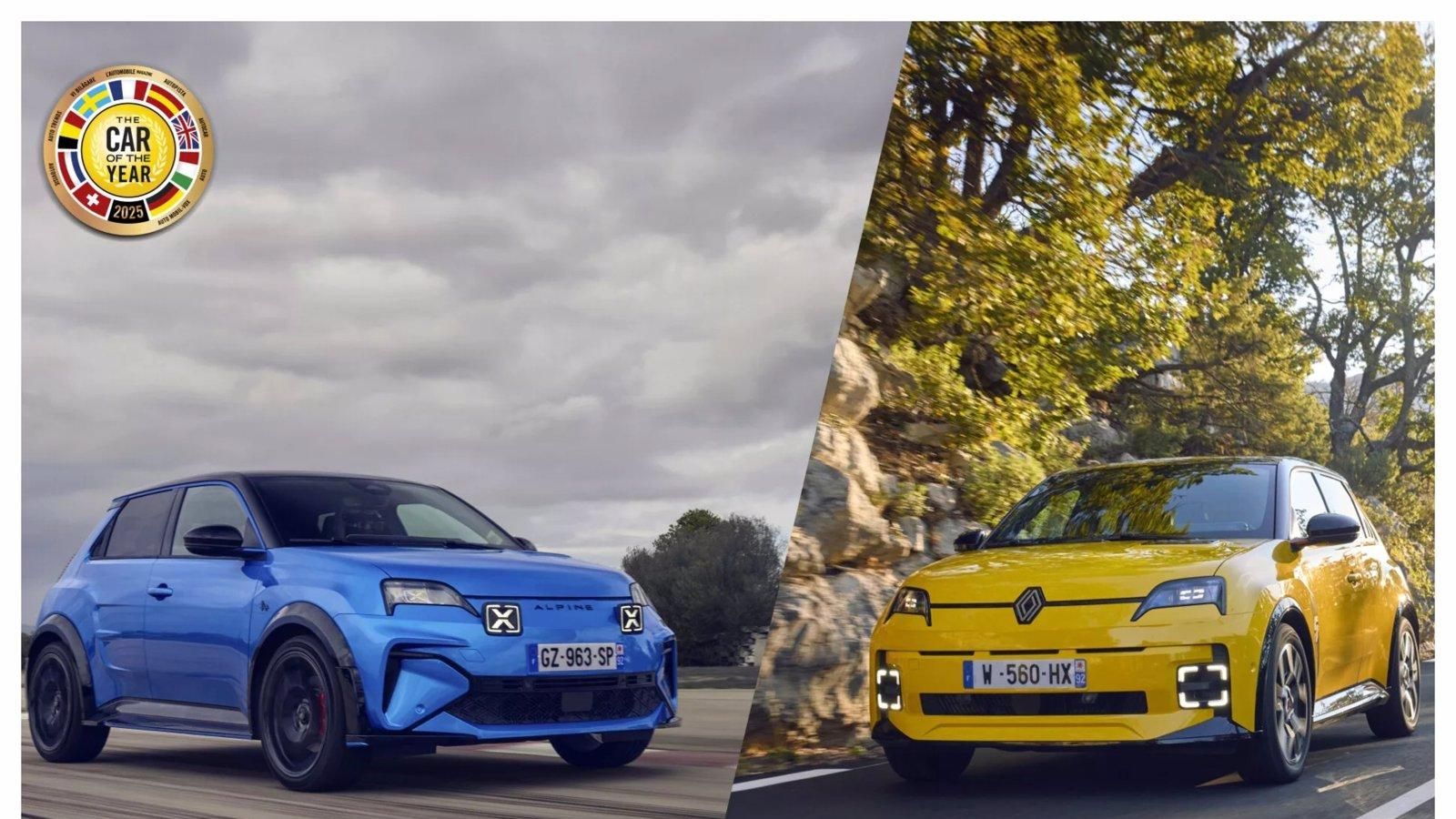 Renault 5 E-Tech y Alpine A-290, coches del año en Europa