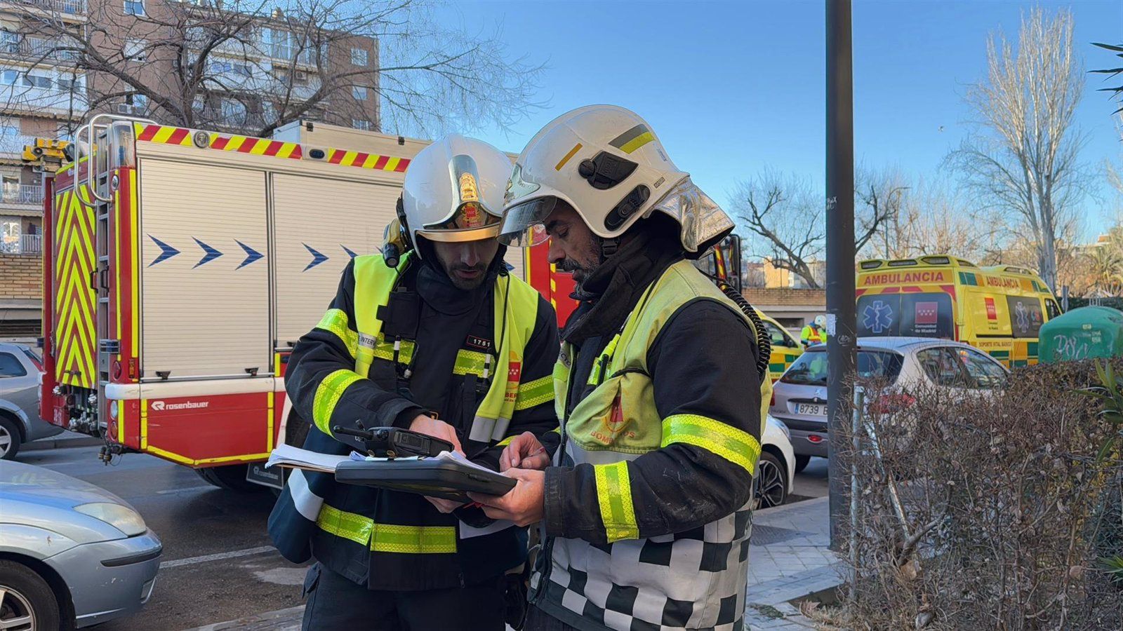 Dos personas pierden la vida en un incendio doméstico en Móstoles