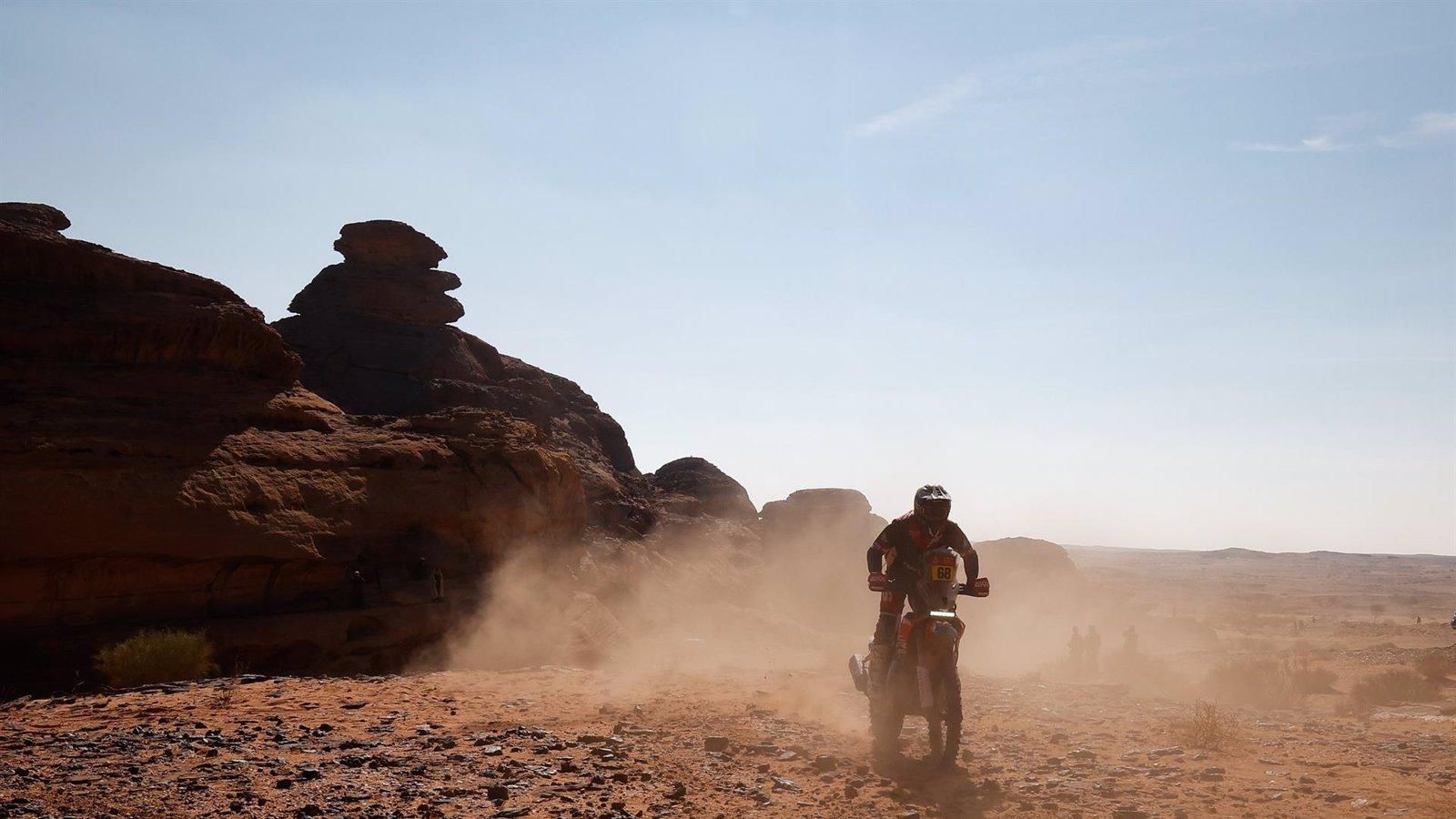 Sanders roza la gloria; Schareina y Roma brillan en el Dakar