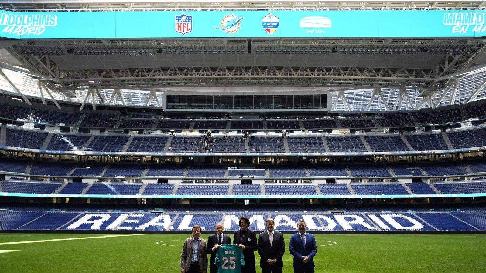 Los Miami Dolphins jugarán en el Bernabéu en 2025