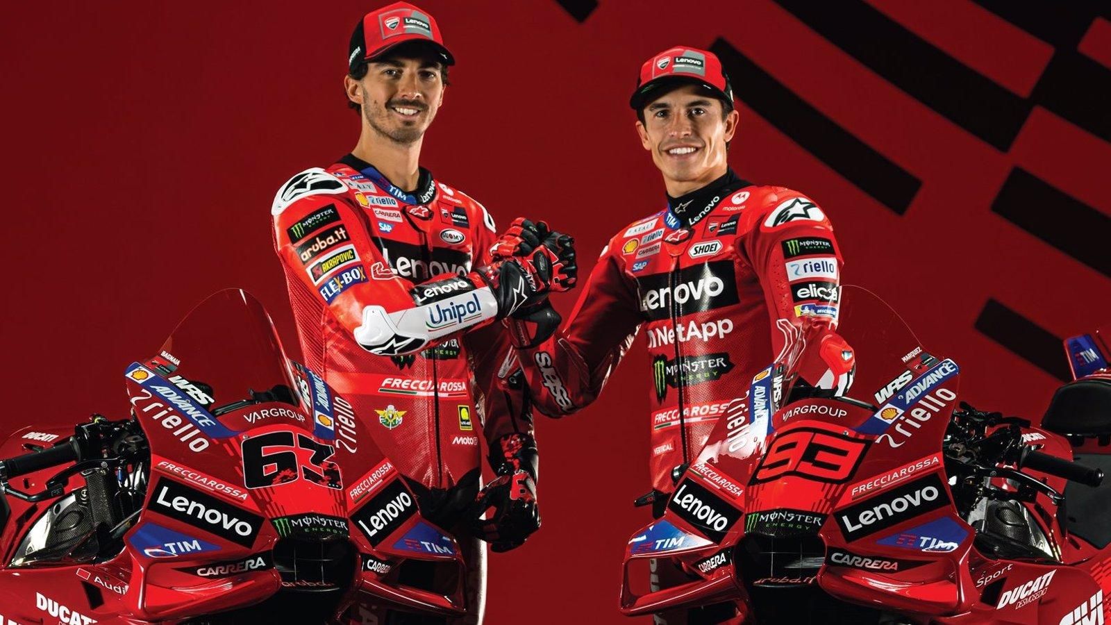 Marc Márquez y Francesco Bagnaia liderarán el ambicioso proyecto de Ducati en 2025