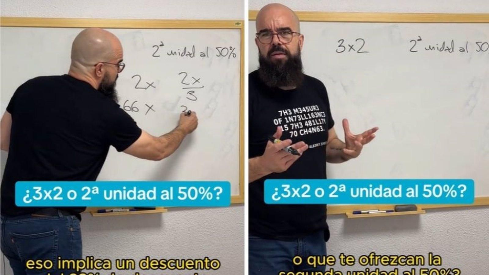 ¿Es mejor un 3x2 o la segunda unidad al 50%?: Que no te engañen