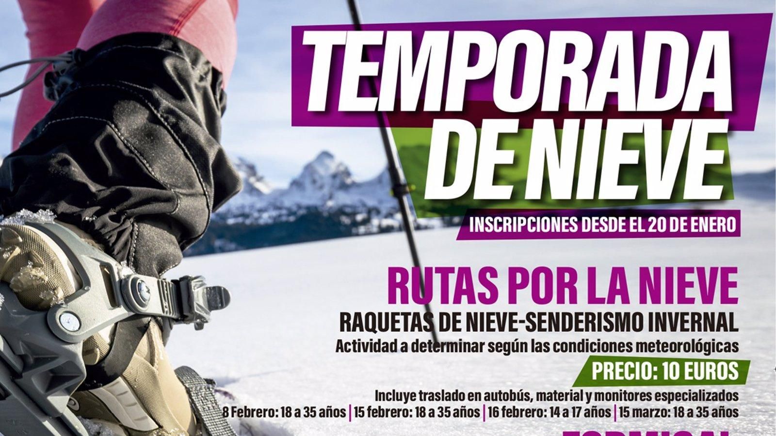 Torrejón de Ardoz abre inscripciones para escapadas a la nieve esta temporada