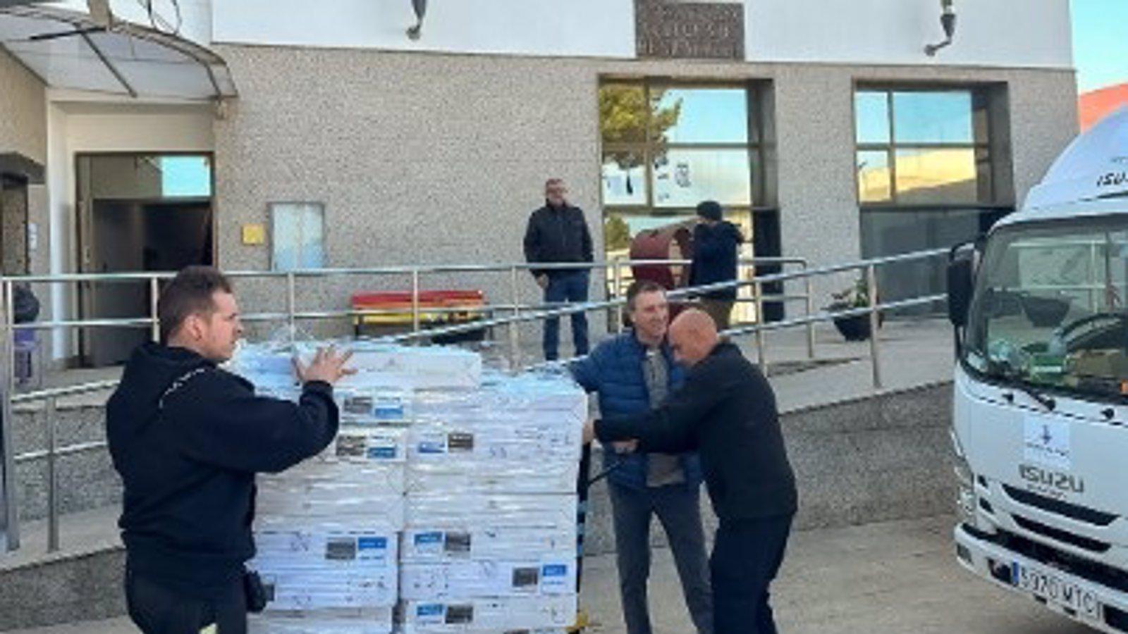 Torrejón de Ardoz colabora con material donado para los afectados por la DANA en Valencia