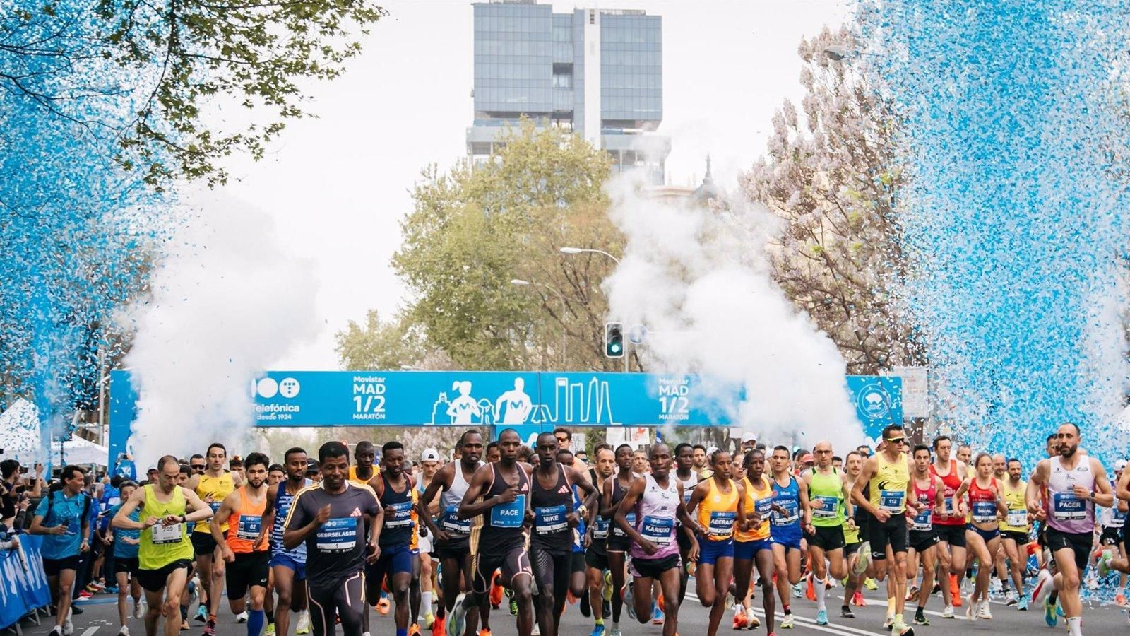 El Movistar Madrid Medio Maratón 2025 alcanza un récord histórico con más de 24.000 participantes