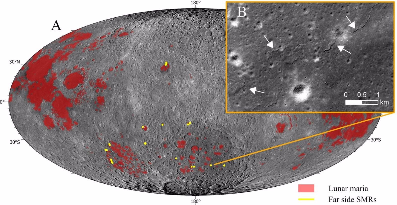 Descubren señales de actividad geológica reciente en la Luna