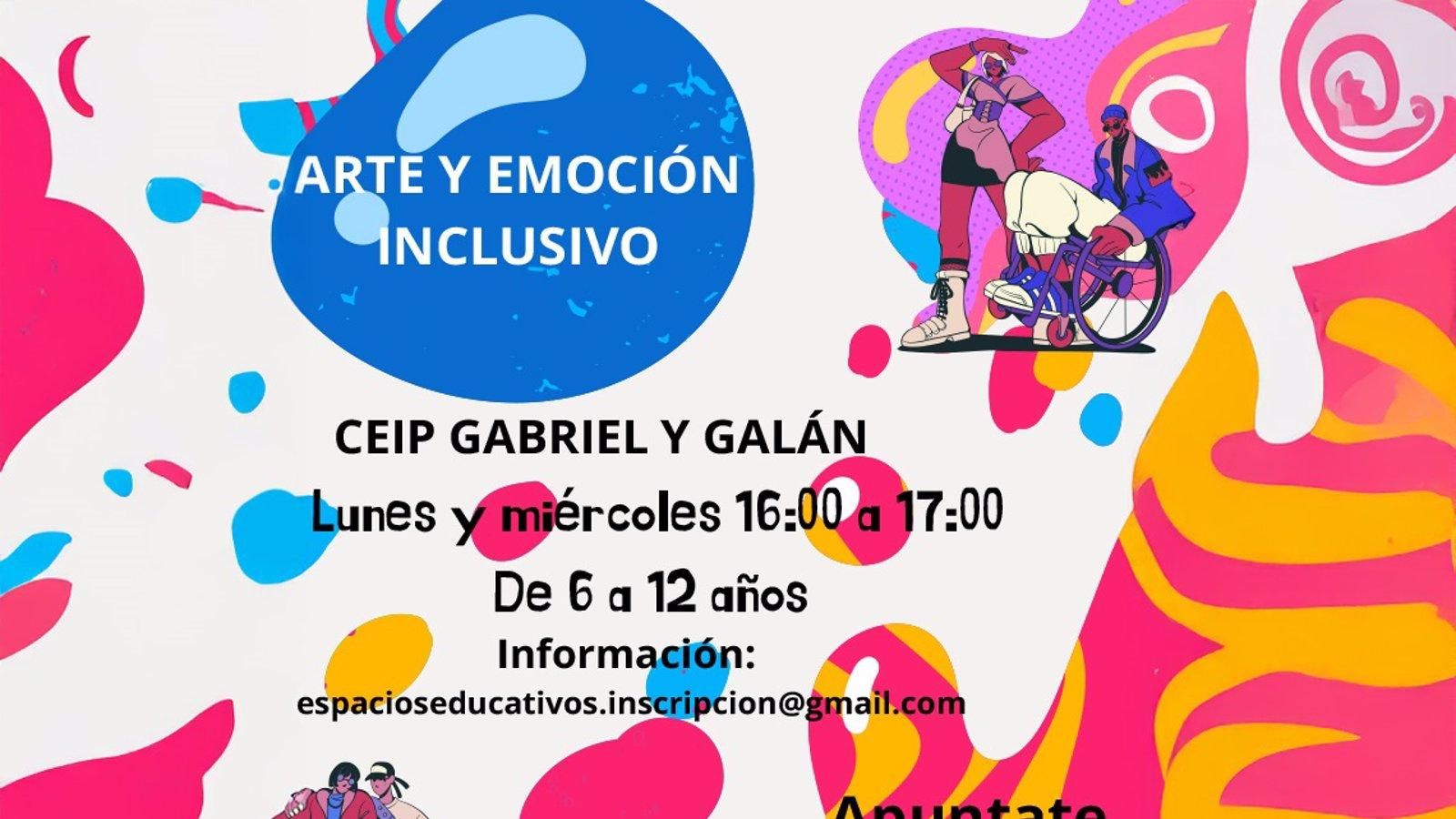 El CEIP Gabriel y Galán de Torrejón de Ardoz lanza escuela inclusiva 'Arte y Emoción' para niños