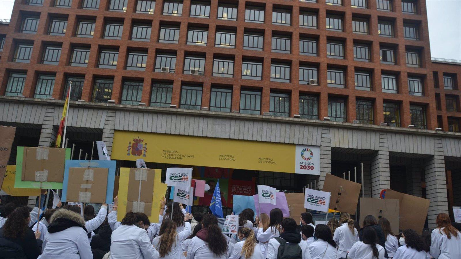 Los médicos convocan una gran manifestación contra la reforma del Estatuto Marco del Ministerio