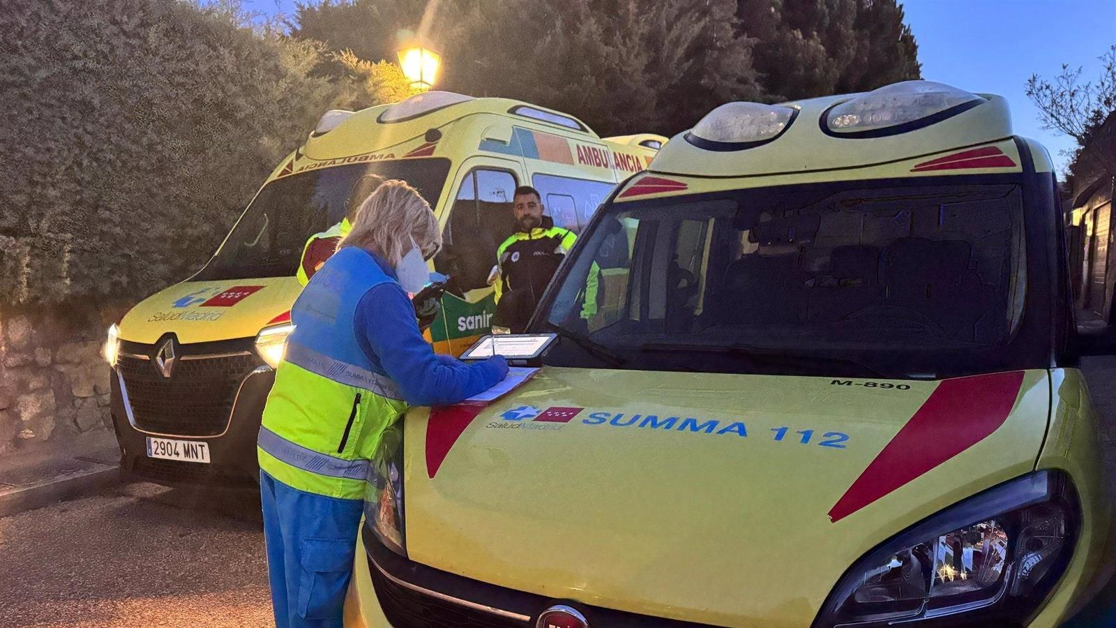 Fallece un octogenario en un incendio doméstico en Collado Mediano