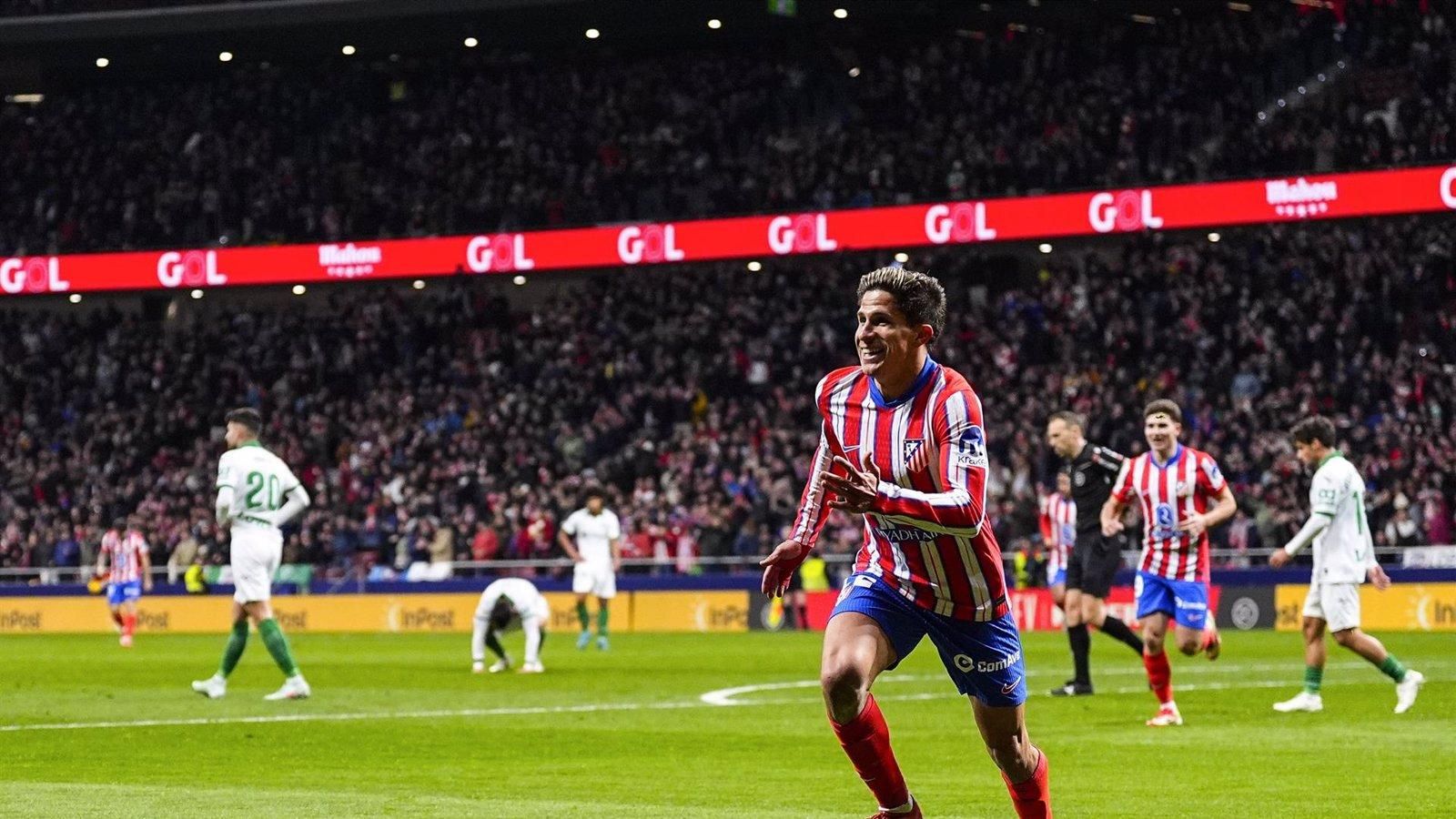 El Atlético de Madrid golea al Getafe y se mete en semifinales de la Copa