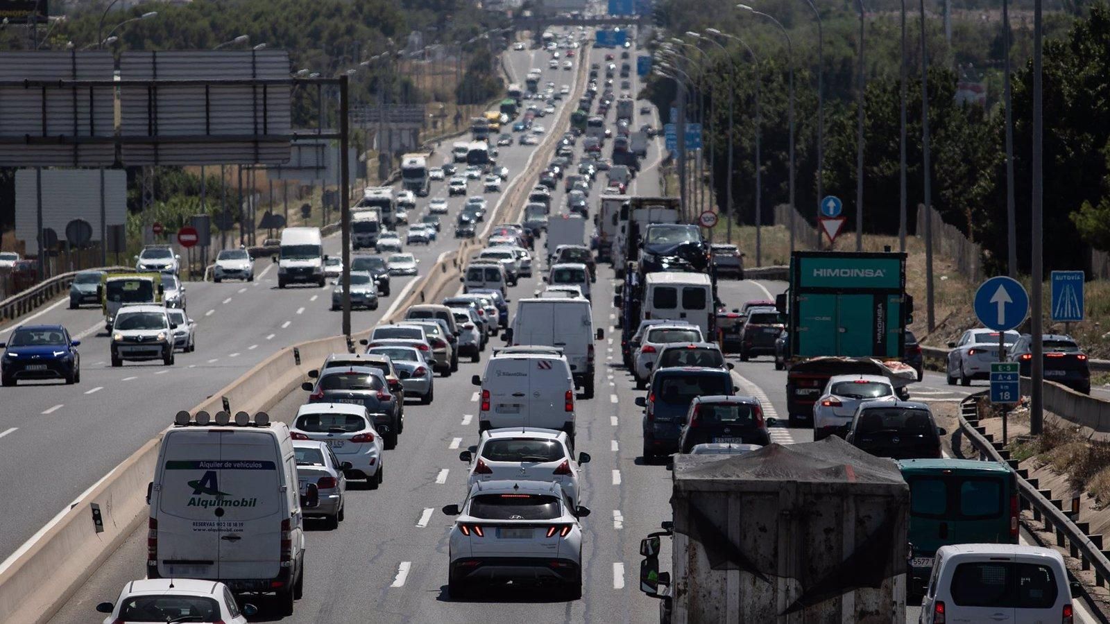 Un accidente en la A-1 cerca del circuito del Jarama causa cortes y retenciones