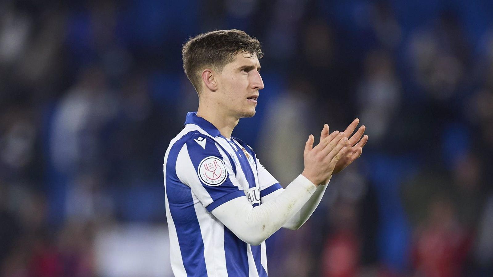 Aihen Muñoz confía en repetir el triunfo de la Real Sociedad ante el Real Madrid en el Bernabéu