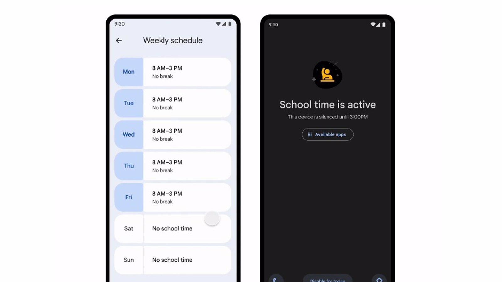 Google extiende el modo ‘Horario escolar’ a móviles y tabletas Android