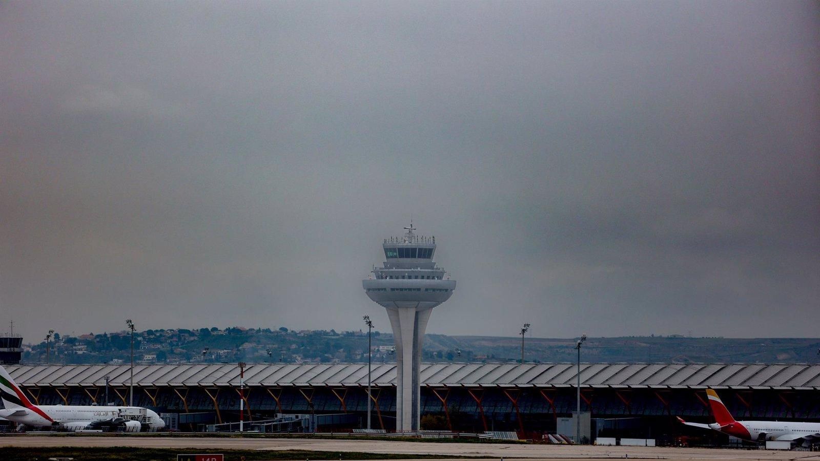 El centro de control aéreo de Madrid gestionó 96.138 vuelos en enero, un 4,7% más