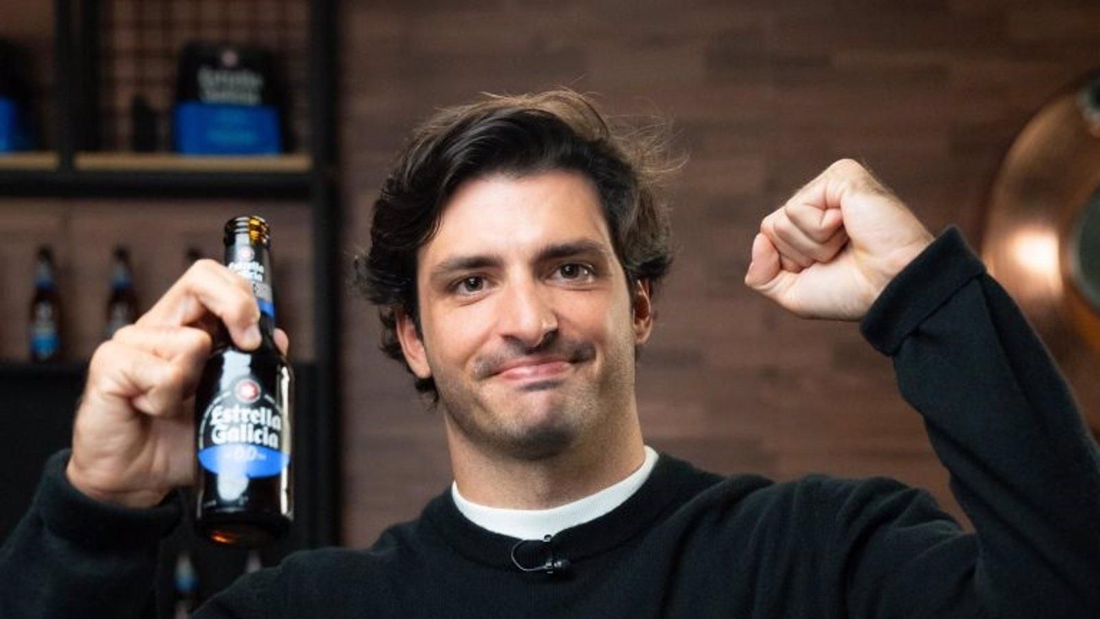 Estrella Galicia 0,0 extiende su patrocinio con Carlos Sainz en Fórmula 1