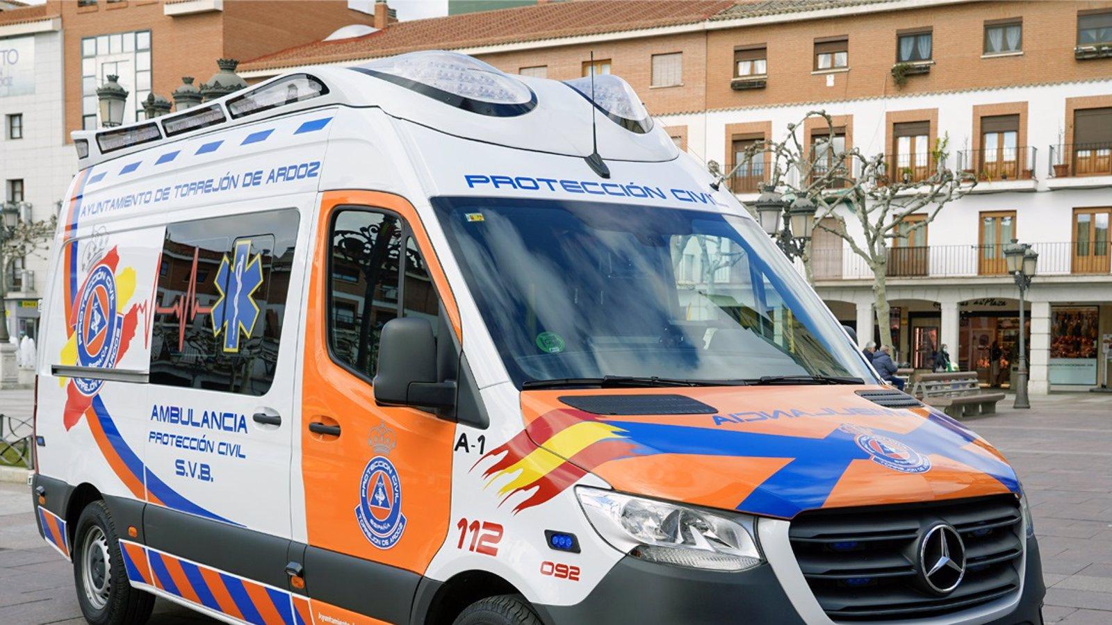 Torrejón de Ardoz incorpora una ambulancia de última generación para emergencias