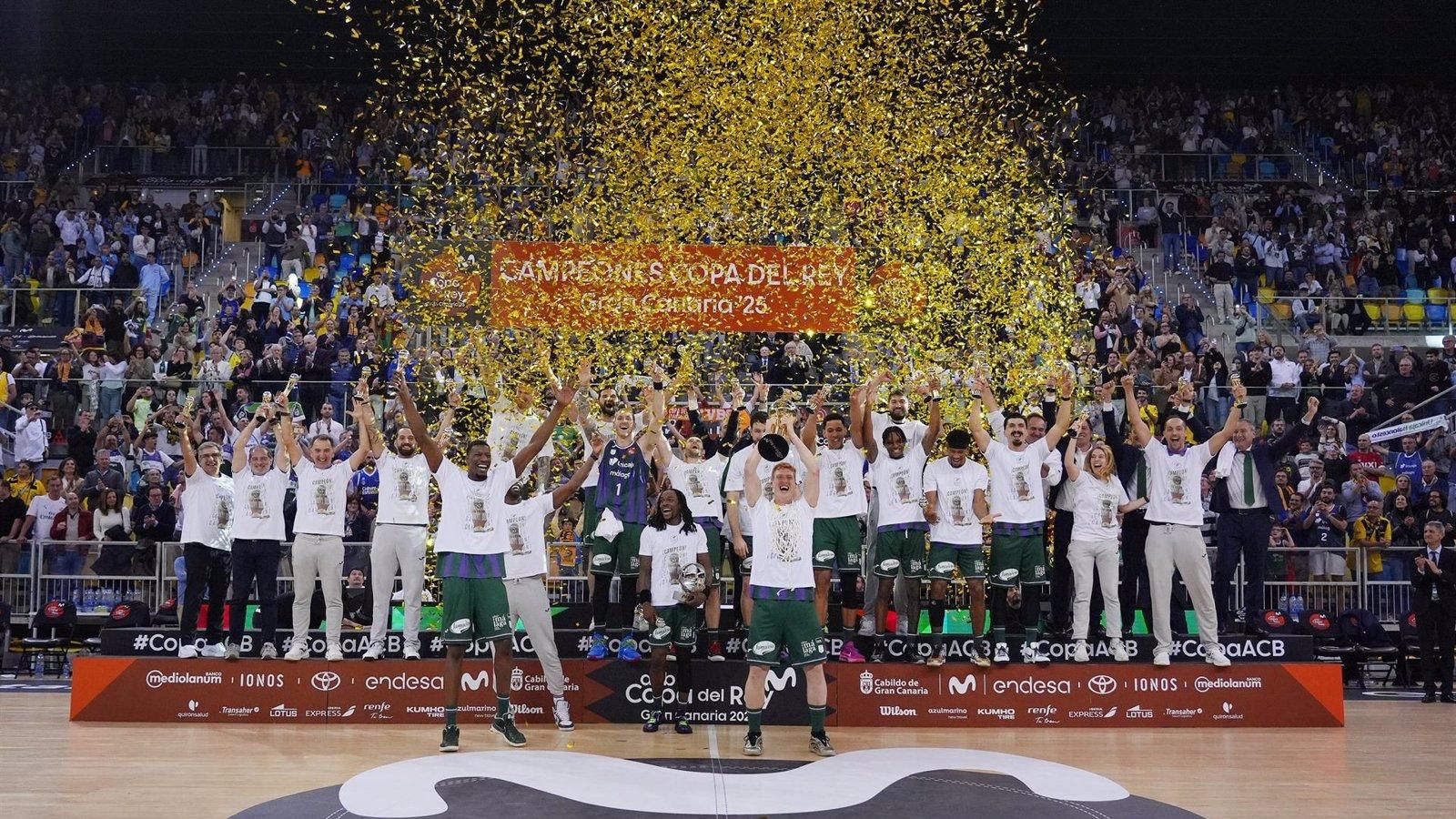 Unicaja vence al Real Madrid y gana la Copa del Rey 2025