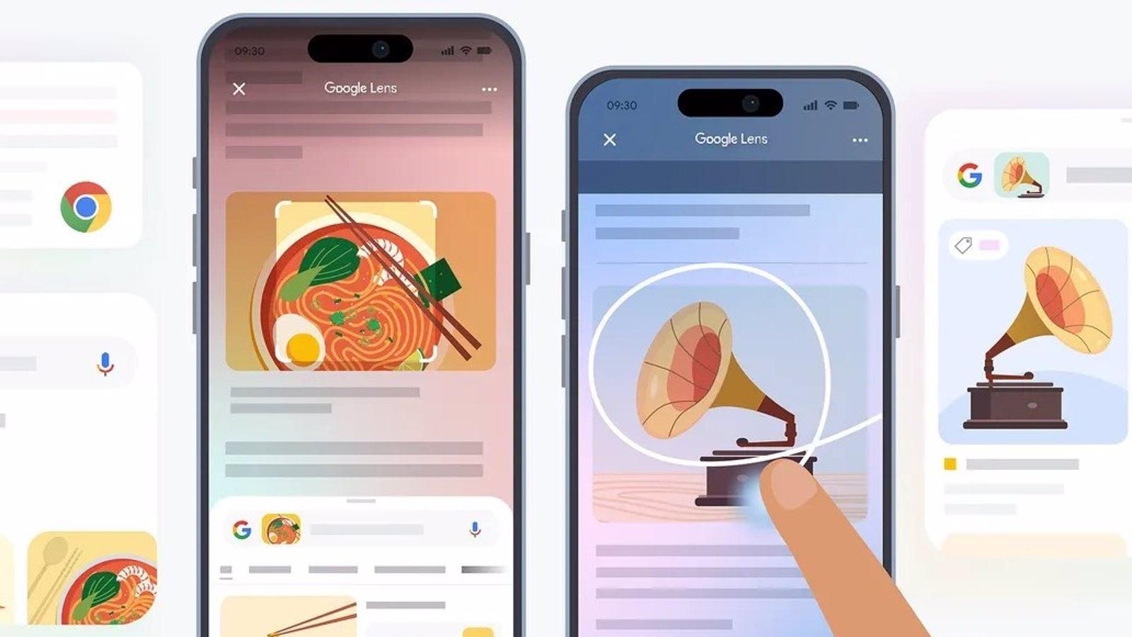 iOS recibe la función 'Rodea para buscar' con Google Lens en su navegador Chrome