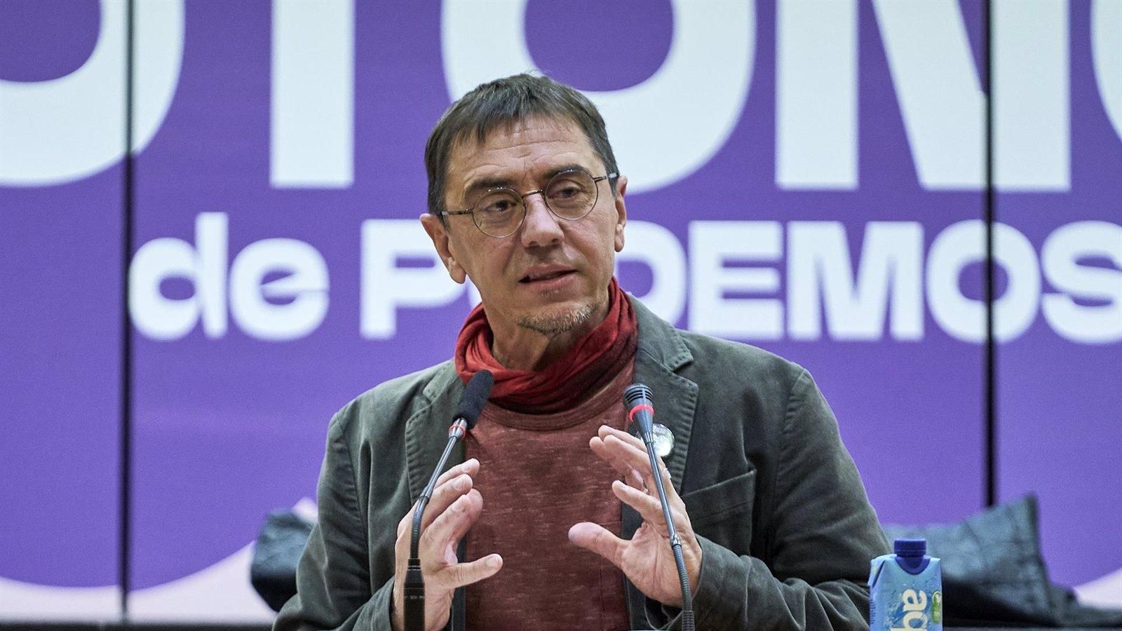 Podemos asegura que apartó a Monedero en 2023 por denuncias de mujeres por violencia sexual