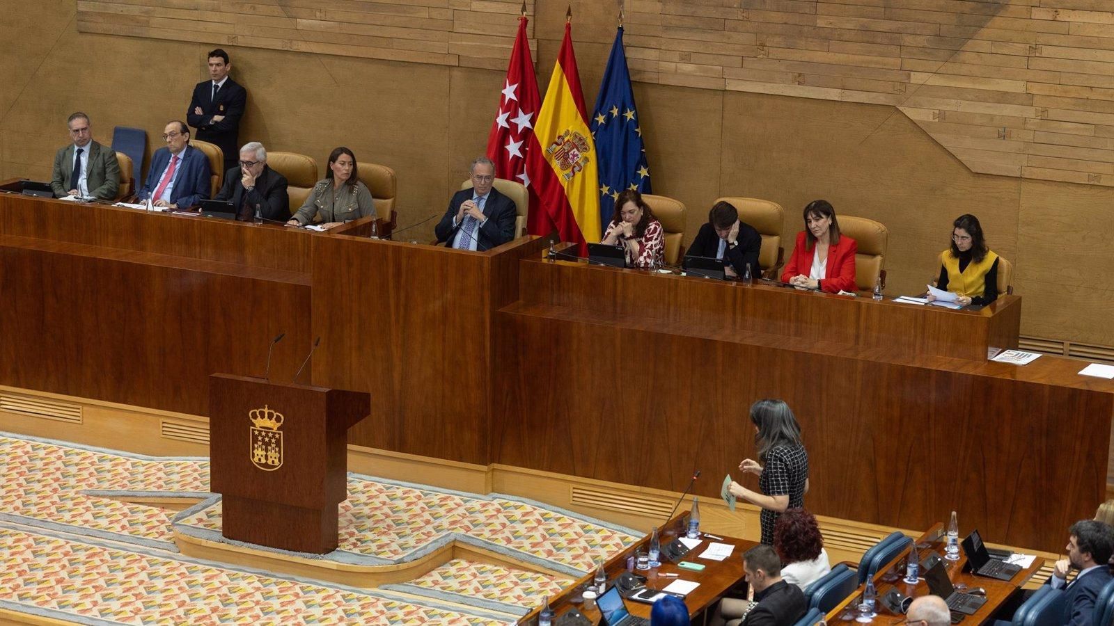 PP y Vox rechazan en la Asamblea de Madrid el registro de objetores de conciencia sobre el aborto