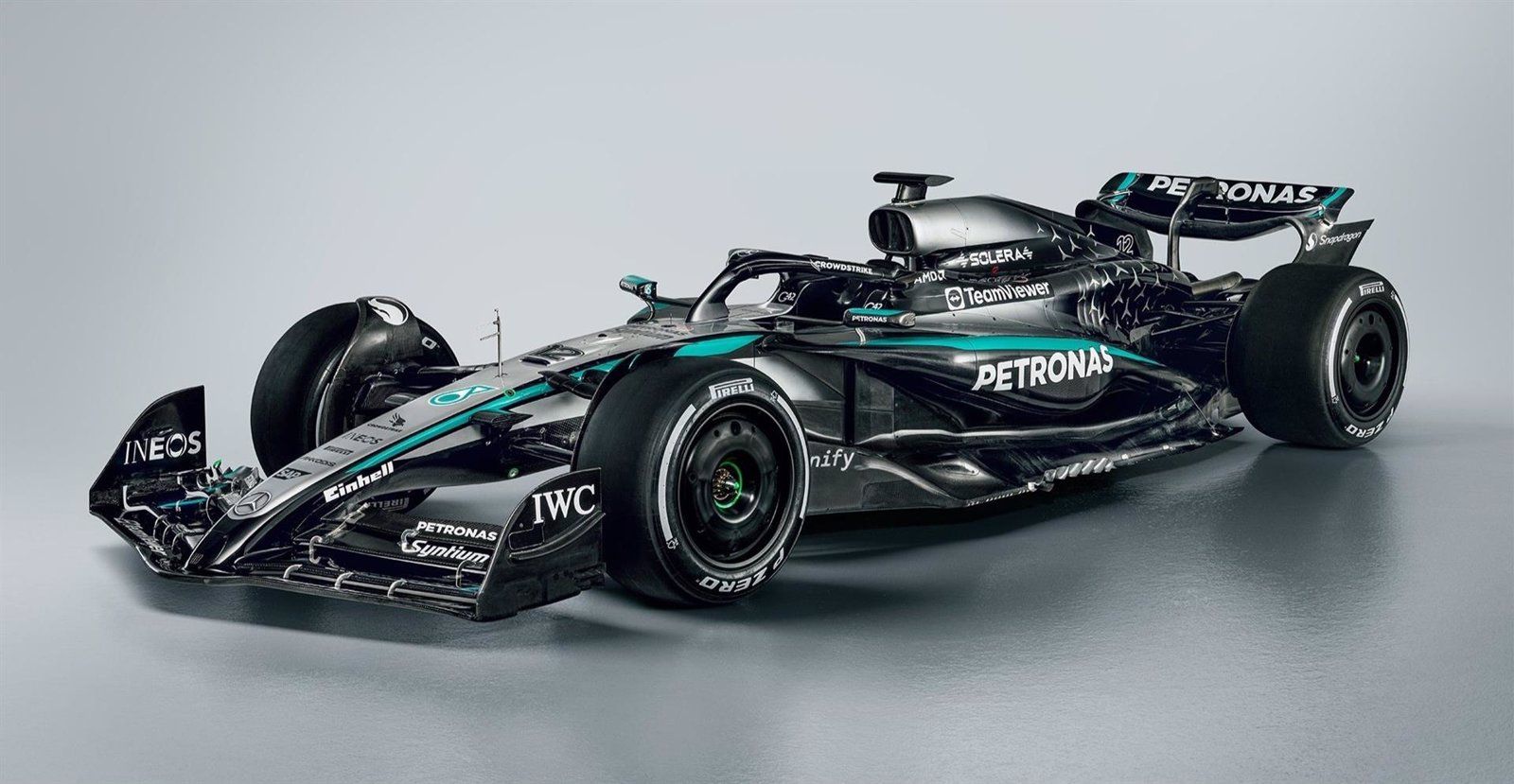 Mercedes presenta el W16, su nuevo monoplaza tras la salida de Lewis Hamilton en Fórmula 1