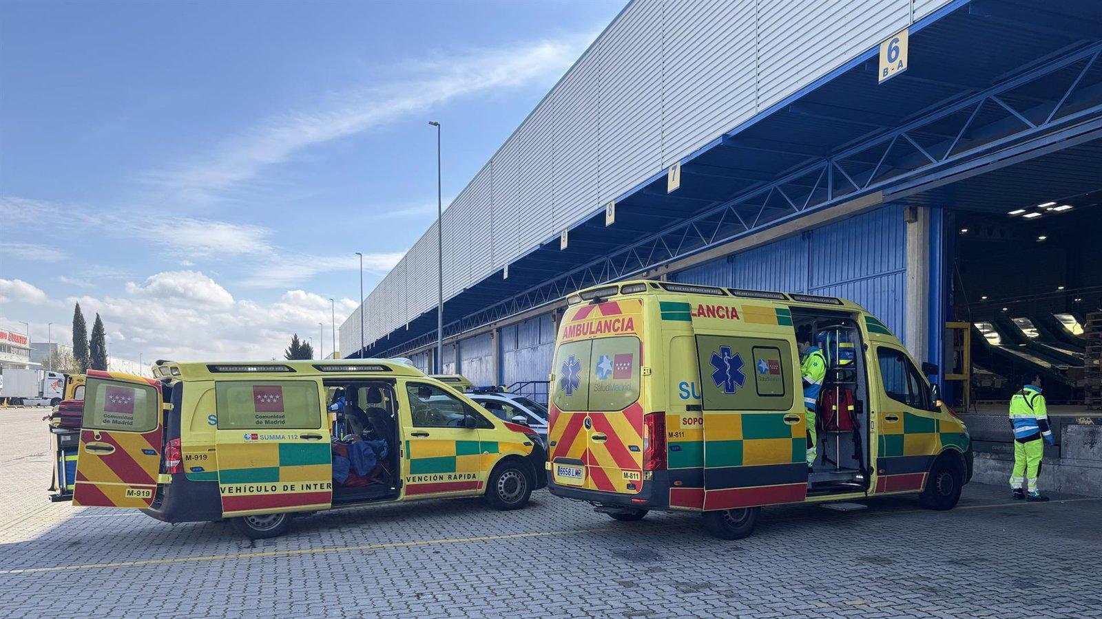 Un obrero fallece tras caer de una cubierta en el Centro de Transportes de Madrid