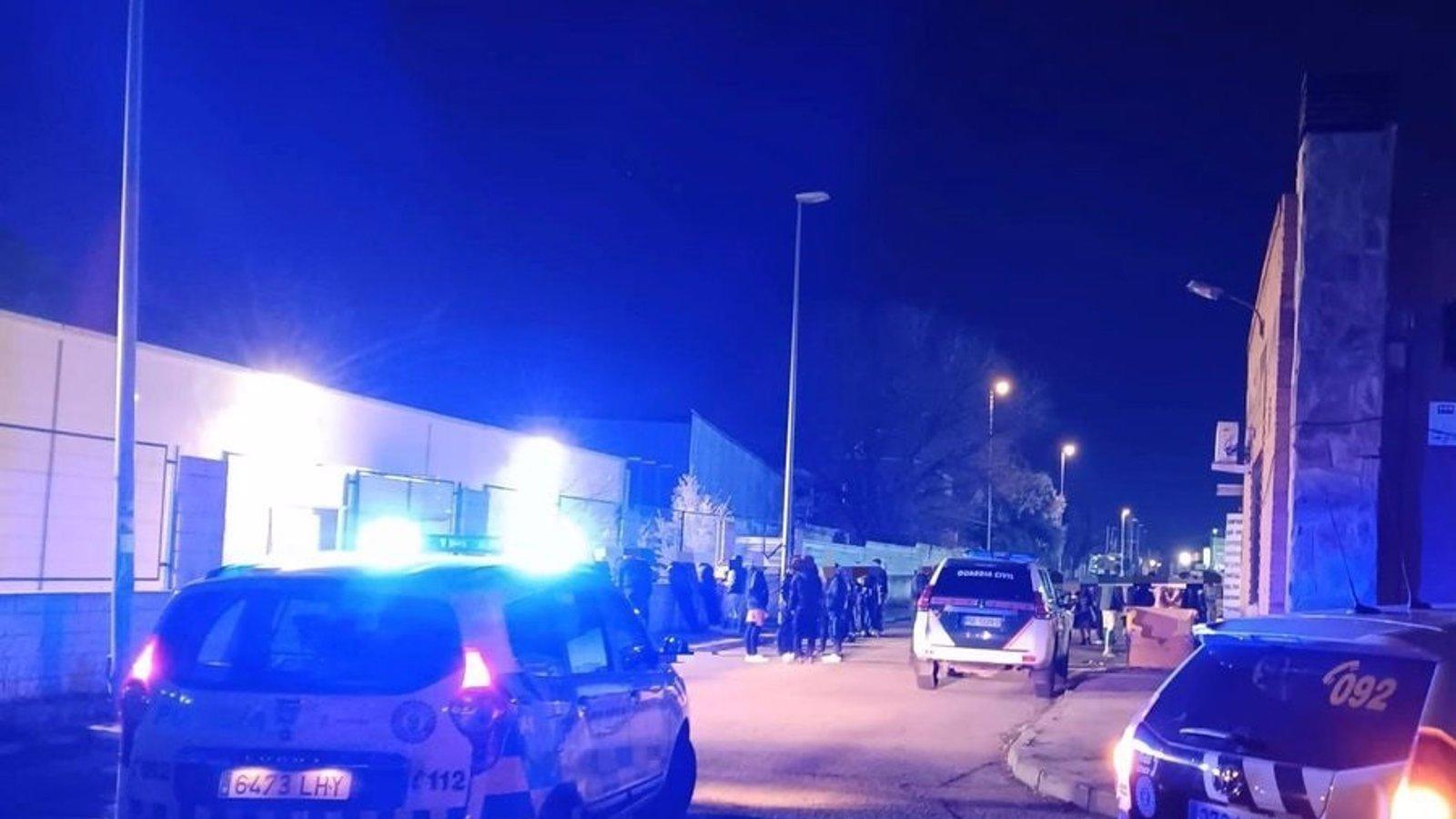 Desalojo de 300 asistentes en una fiesta ilegal en Valdemoro