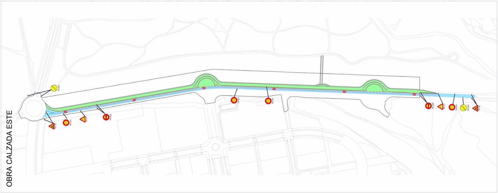 Corte en el acceso a la A-2 por la carretera de Camarma durante 14 meses