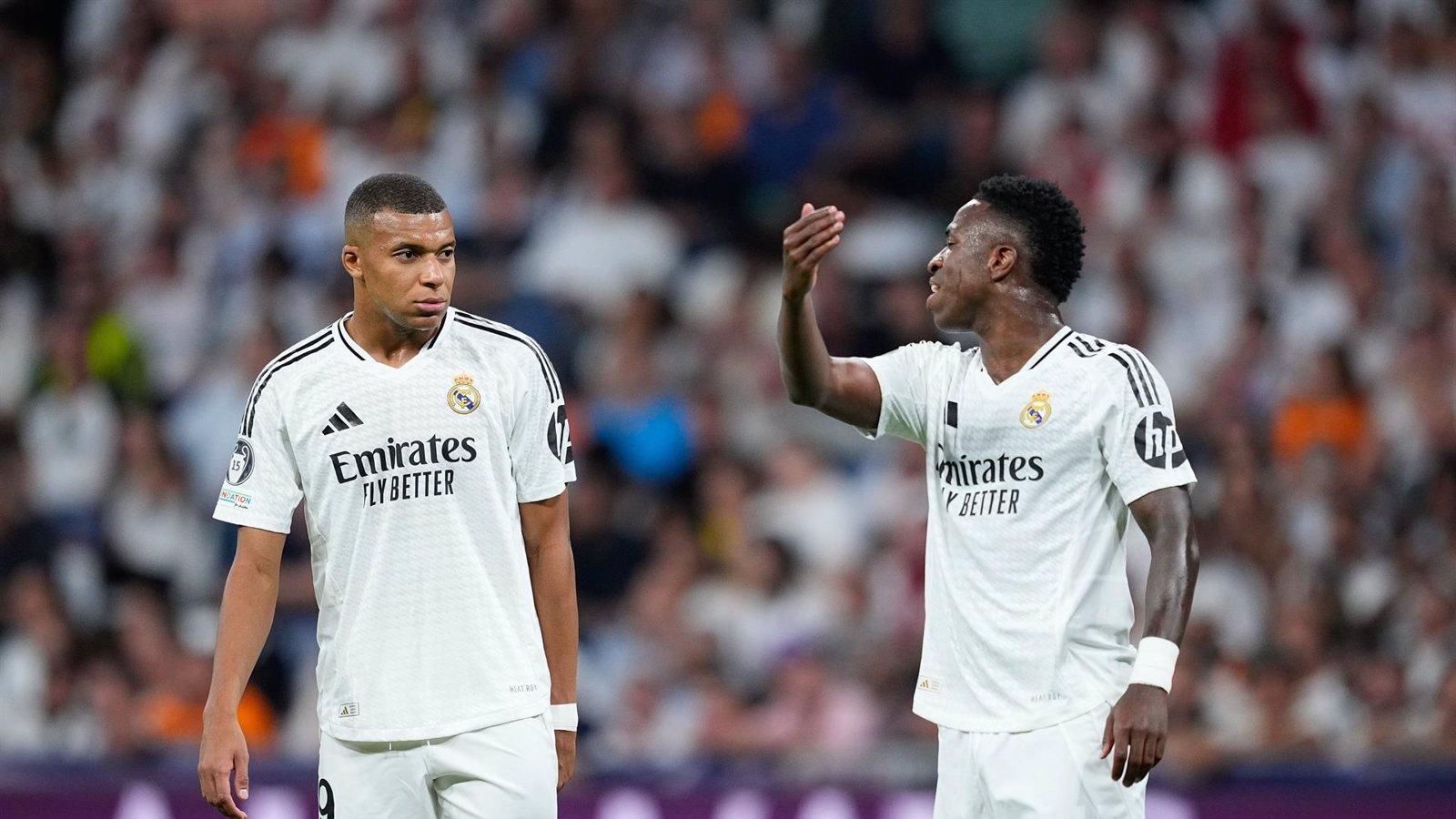 Mbappé y Vinícius sin impacto en el derbi madrileño