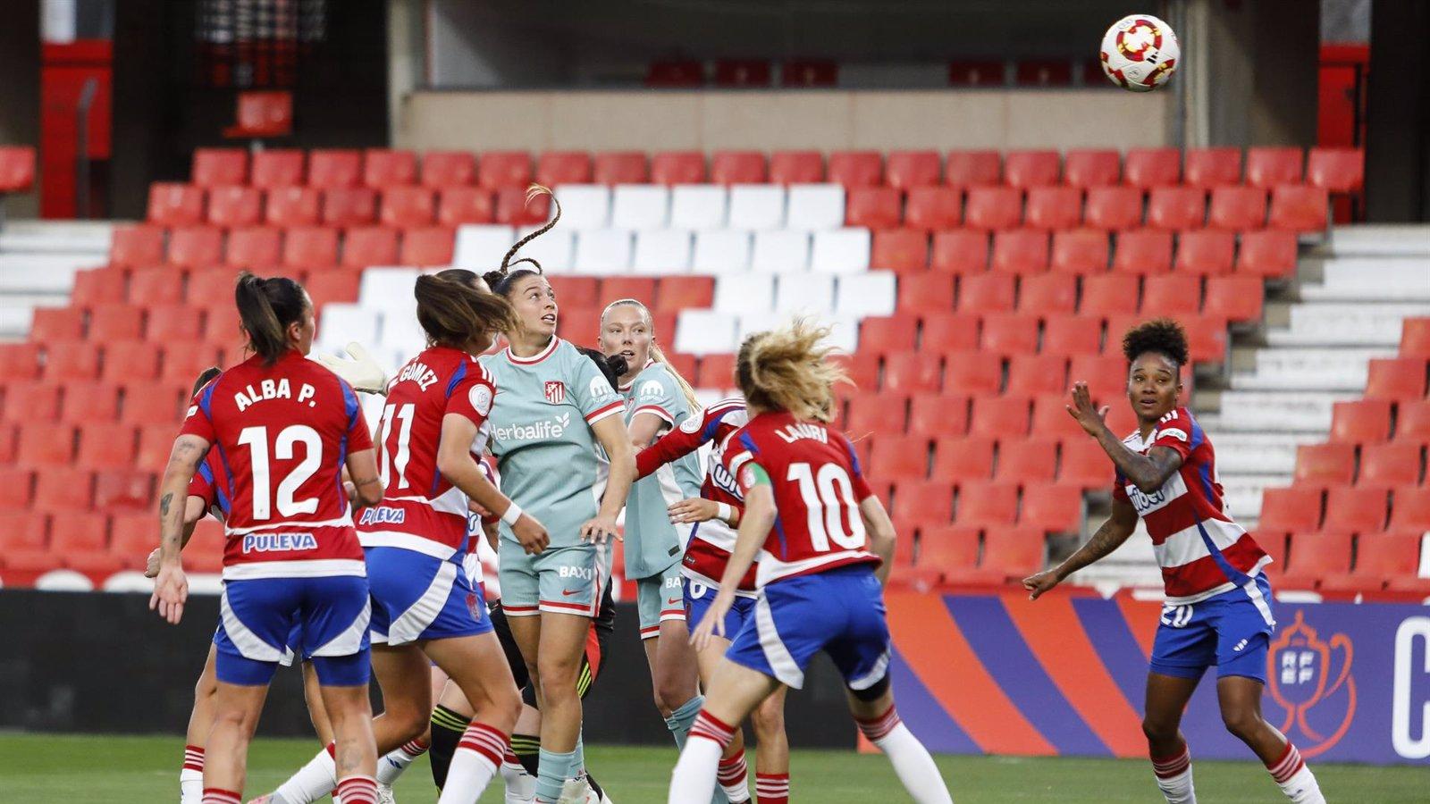 El Atlético de Madrid Femenino se acerca a la final de la Copa de la Reina tras vencer al Granada