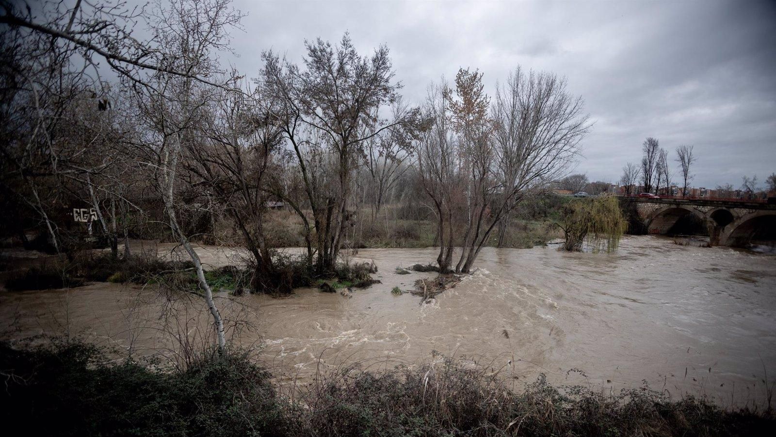 Activado el nivel 1 del Plan de Inundaciones en Madrid ante las intensas lluvias