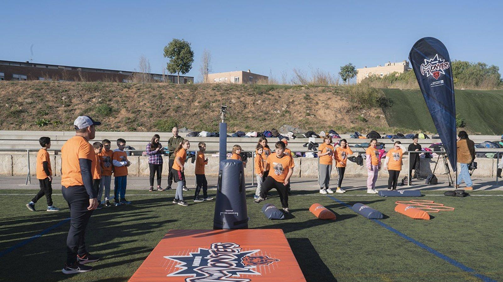 Los niños y jóvenes de Madrid podrán entrenar con los Chicago Bears en Vallehermoso