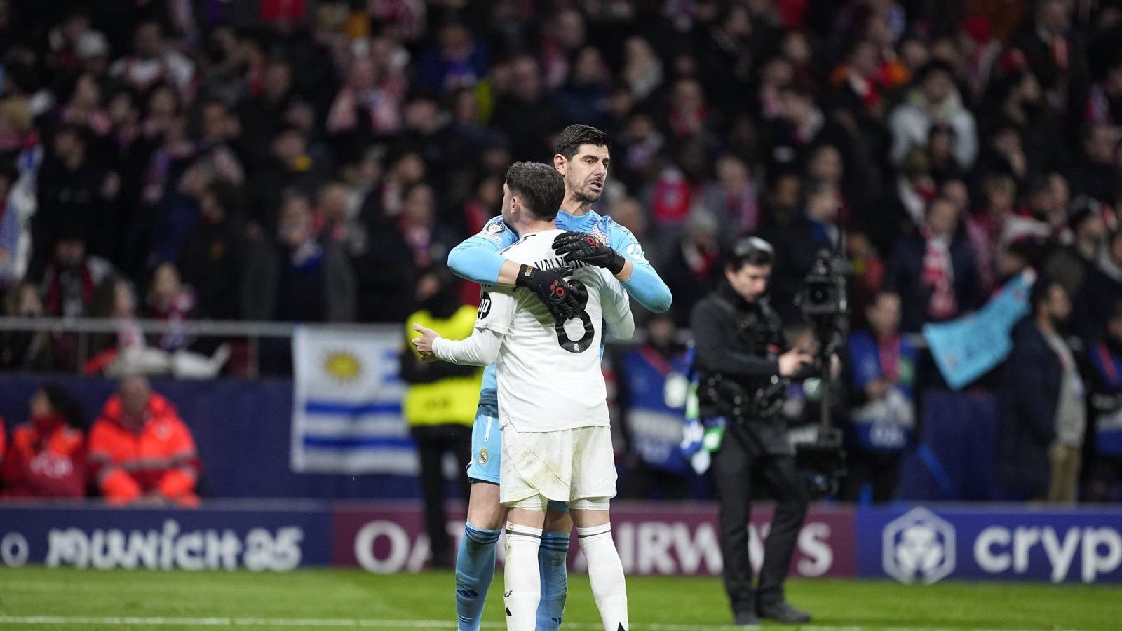 Courtois critica el planteamiento del Atlético y denuncia el "victimismo" por el penalti anulado