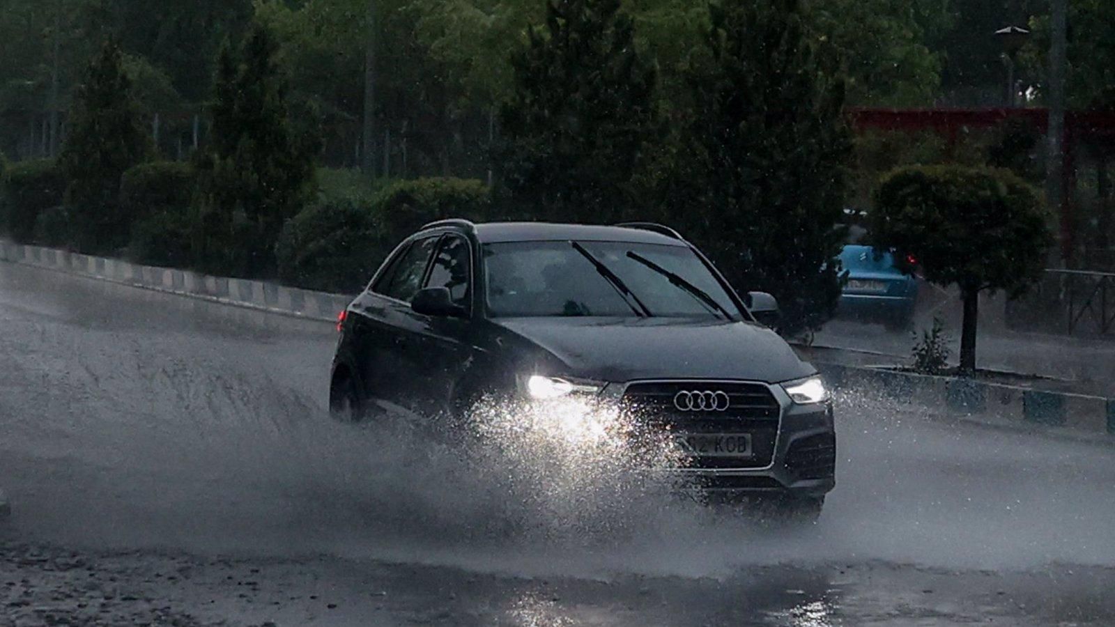 Reabierto el ramal de la M-30 a la M-40 tras el corte por la crecida del Manzanares