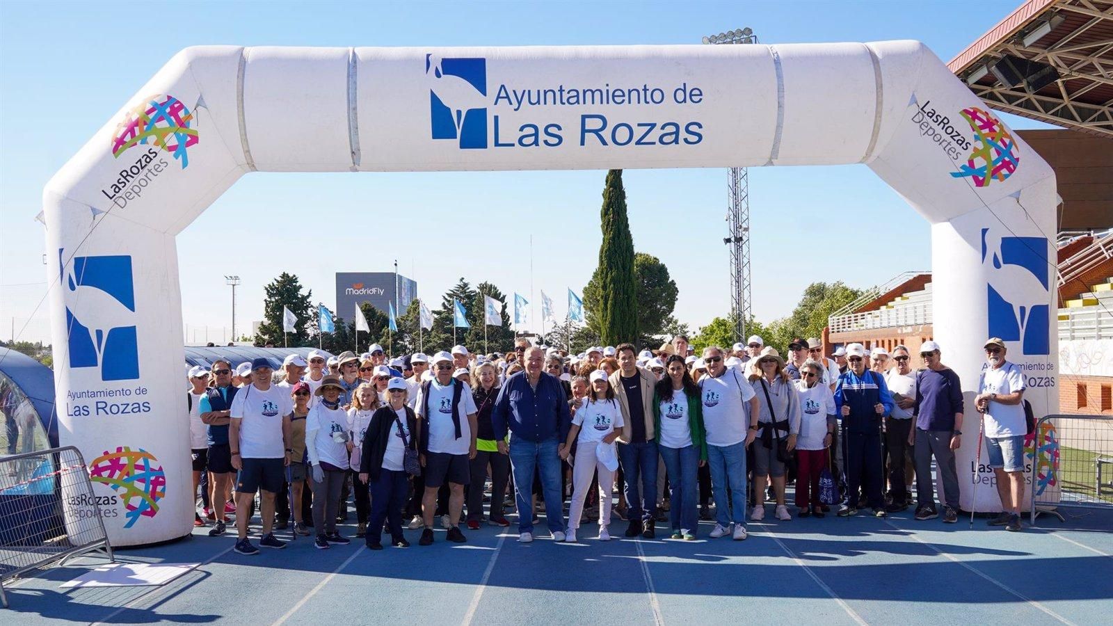 Más de 600 vecinos de Las Rozas fomentan el envejecimiento activo con una marcha de 9 kilómetros