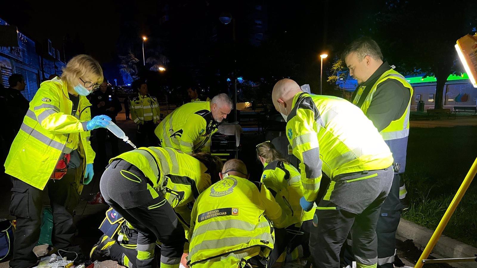 Un hombre en estado grave tras una agresión con arma blanca después de una discusión en Vallecas