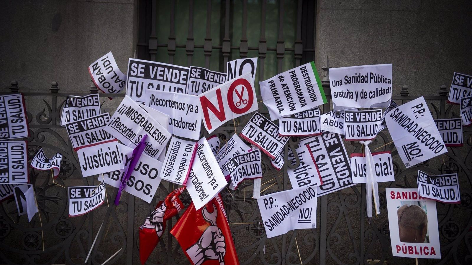 Una nueva manifestación reclama reforzar la Sanidad Pública en Madrid