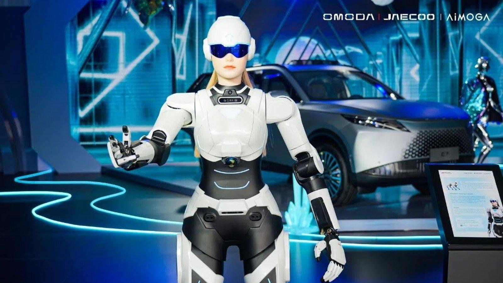 Jaecoo tendrá robots humanoides en sus concesionarios