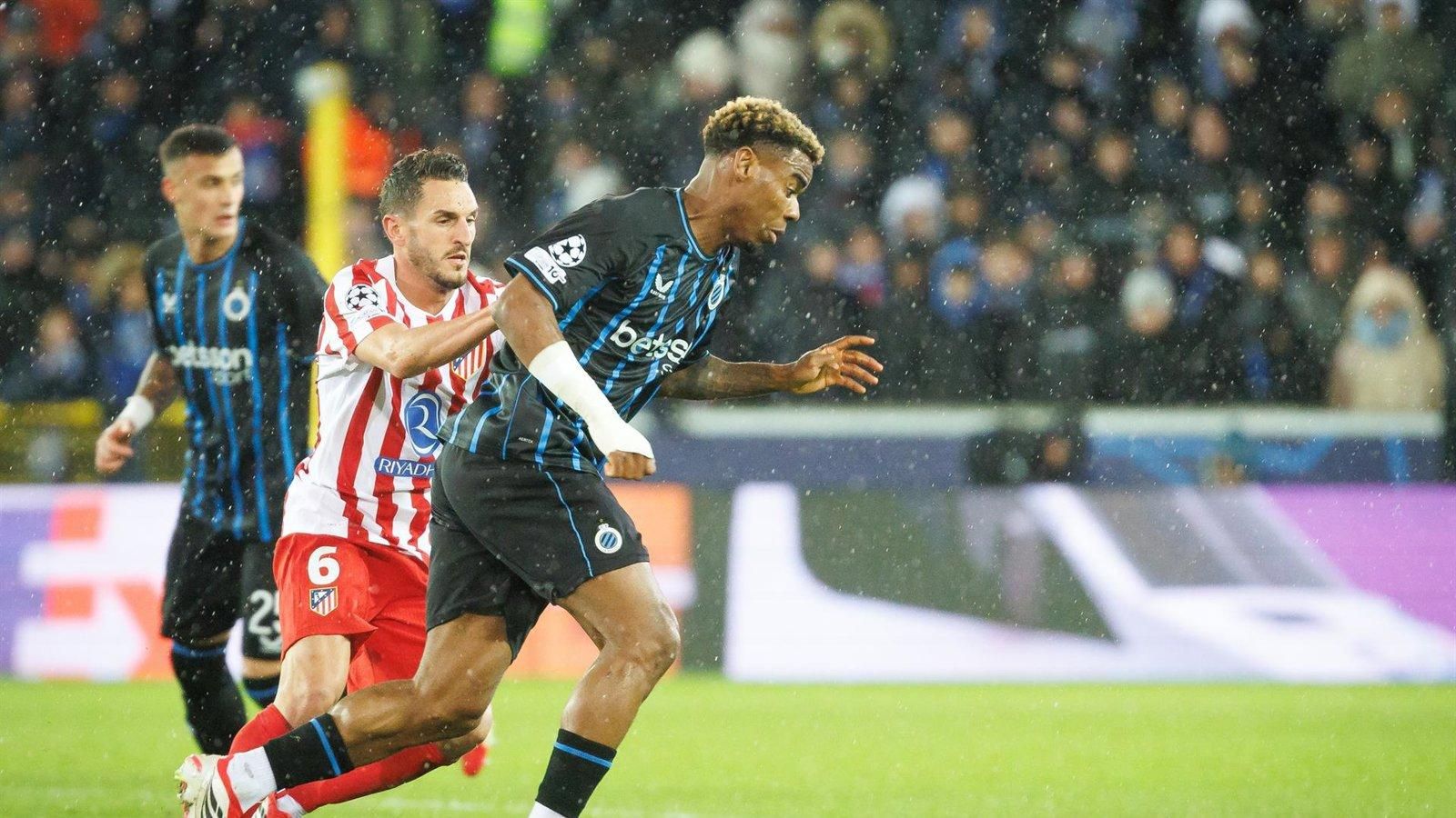 Koke lamenta que el Atlético no supiera mantener el 0-2 ante el Brujas