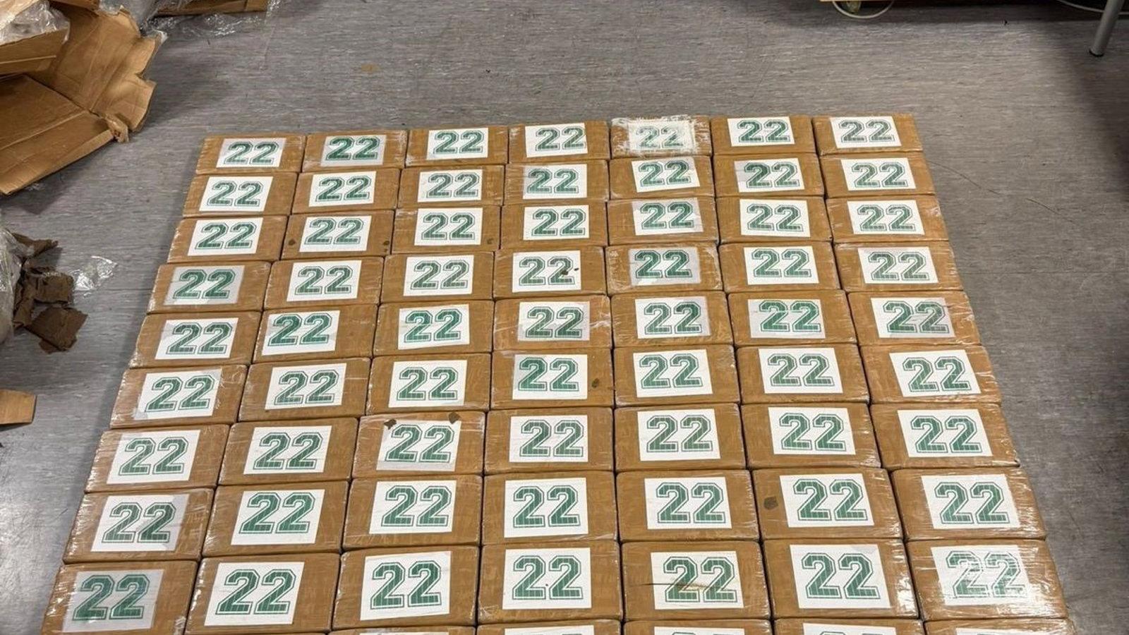 La Guardia Civil incauta 79,845 kilos de cocaína en Barajas