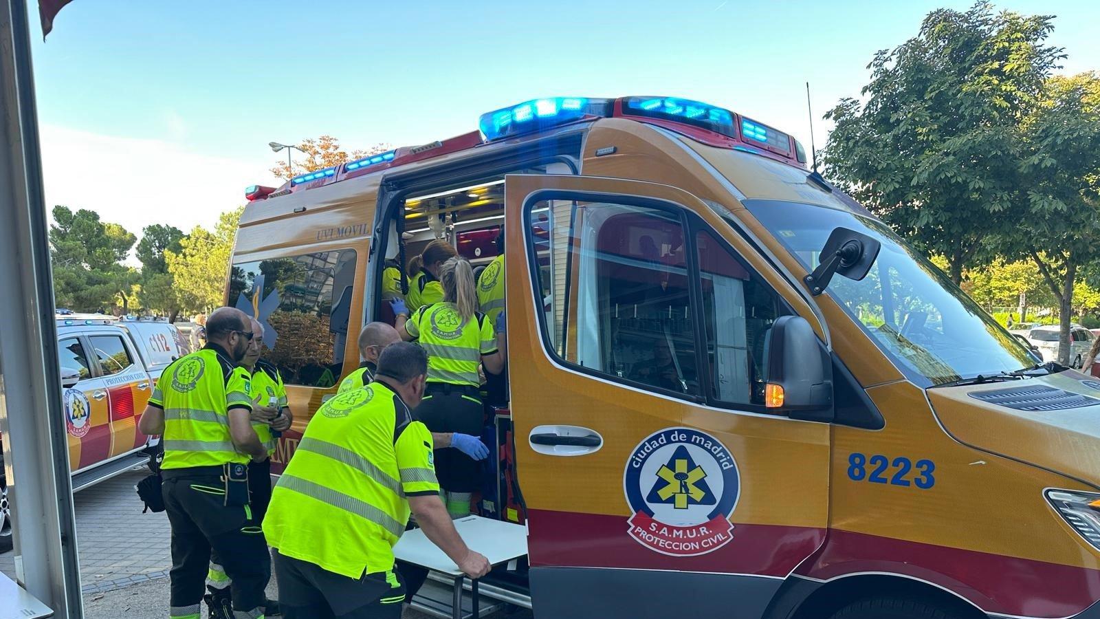 Un hombre de 46 años, en estado grave por golpe de calor en la calle Illescas