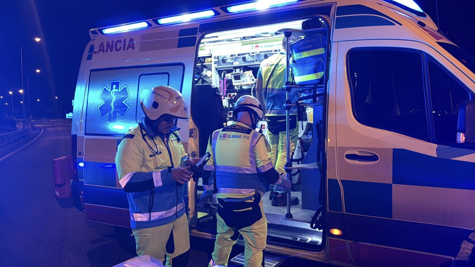 Un motorista de 60 años fallece tras salirse de la vía en la M-406 en Leganés
