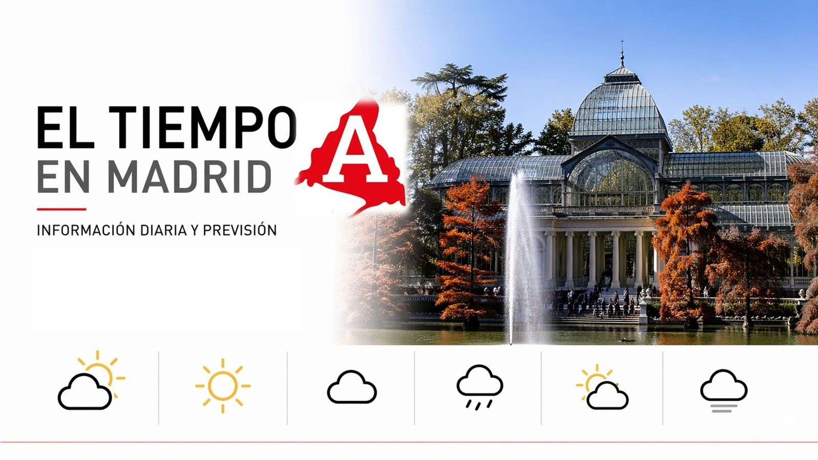 Aemet prevé para este domingo ascenso ligero de las temperaturas máximas y chubascos dispersos en la Sierra de la Comunidad de Madrid