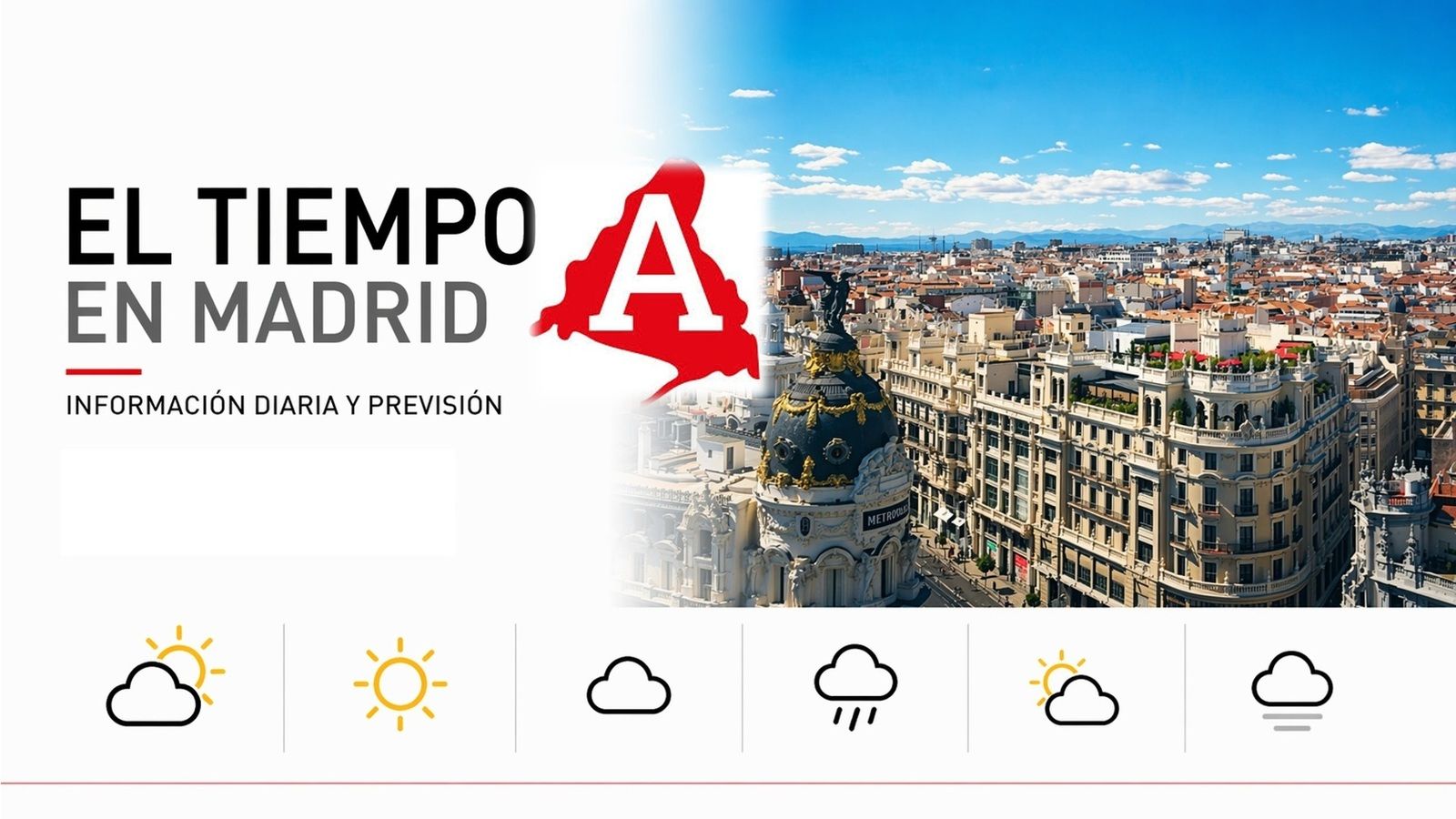 La Aemet prevé ascenso de las temperaturas y cielos poco nubosos en la Comunidad de Madrid