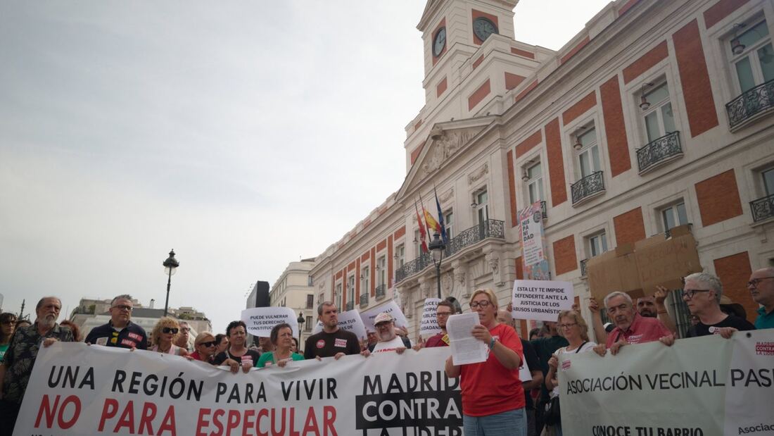 Colectivos vecinales se movilizan contra la Ley LIDER en Madrid
