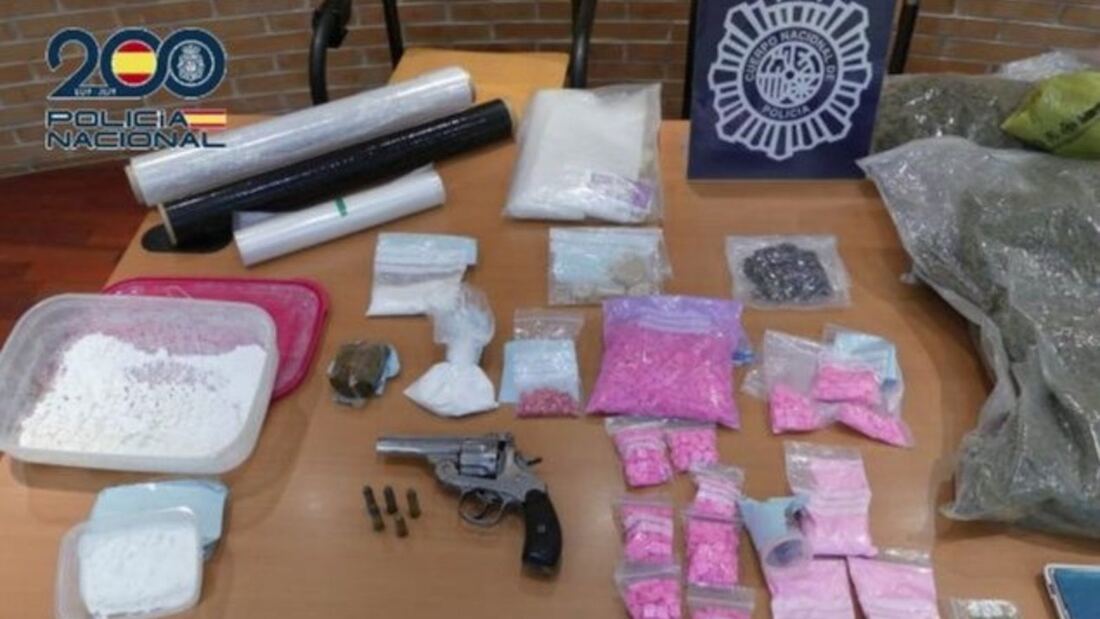 La Policía Nacional detiene en Getafe a dos personas tras intervenir más de 6 kilos de drogas