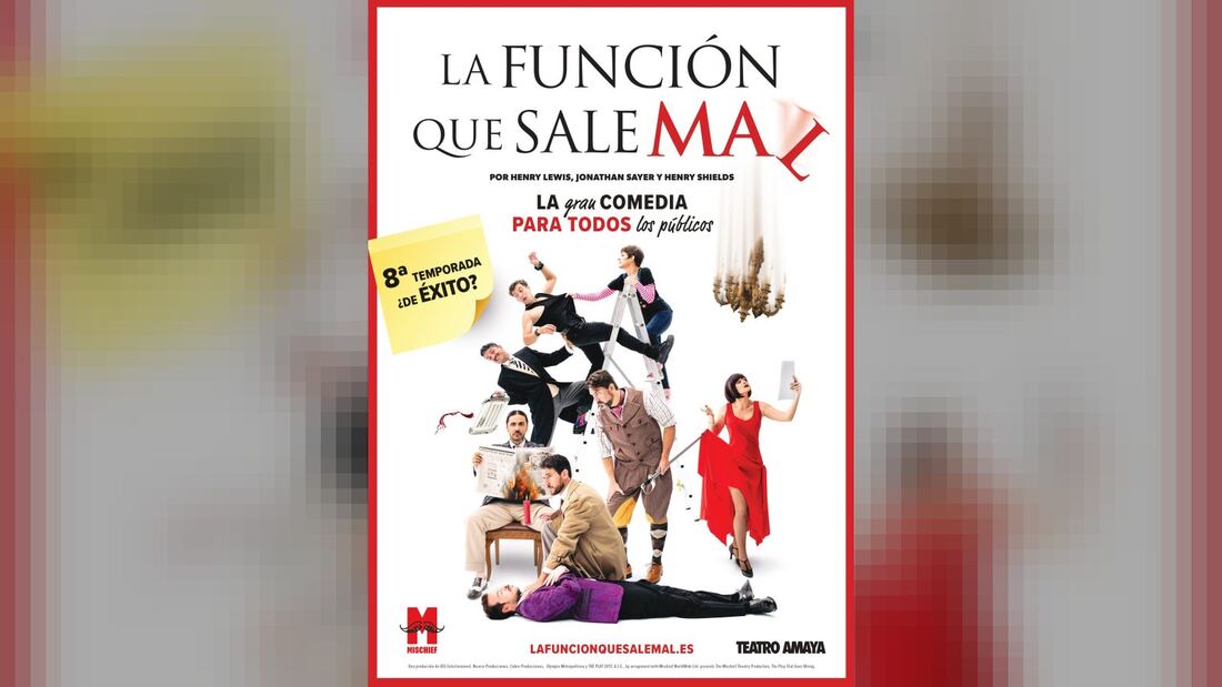 La función que sale mal abre su octava temporada en Madrid