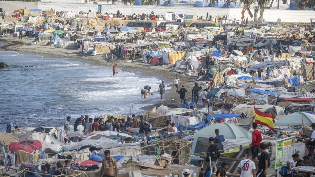 Ceuta registra 37 procedimientos por agresión sexual tras la entrada masiva