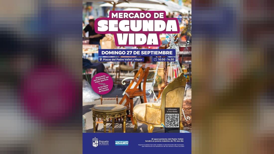 El Mercado de Segunda Vida inicia temporada este domingo en el centro de Pozuelo