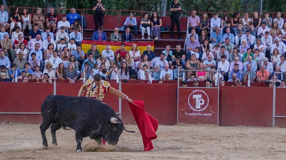 Álvaro Burdiel corta dos orejas y sale a hombros en Pozuelo